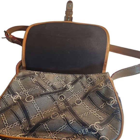 Tommy Hilfiger Bag Vintage Crossbody Blue Gray Womens - Picture 7 of 16